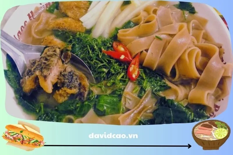 Bánh đa cá rô Liên Đông