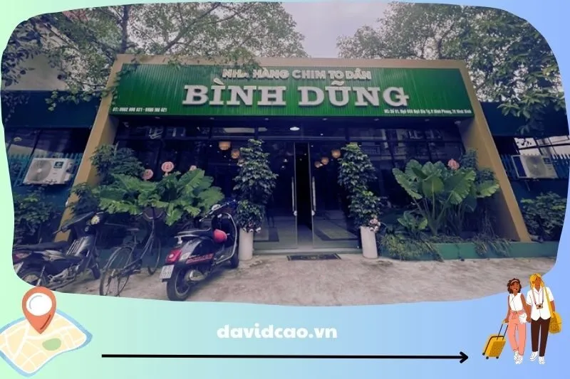 Nhà hàng Bình Dũng “Chim to dần”