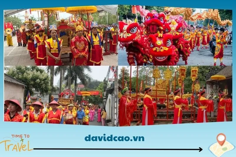 Nghi thức và hoạt động chính trong lễ hội Đình Cam Giá